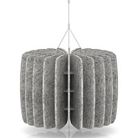 Sch! Acoustic Ceiling Baffles - Shade - Type A - 600mm Wide x 450mm High - Pebble Light Grey