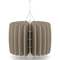 Sch! Acoustic Ceiling Baffles - Shade - Type A - 600mm Wide x 450mm High - Oatmeal Beige