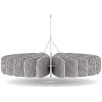 Sch! Acoustic Ceiling Baffles - Shade - Type A - 900mm Wide x 150mm High - Pebble Light Grey