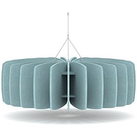 Sch! Acoustic Ceiling Baffles - Shade - Type A - 900mm Wide x 300mm High - Sky Light Blue