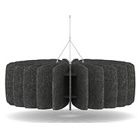 Sch! Acoustic Ceiling Baffles - Shade - Type A - 900mm Wide x 300mm High - Graphite Charcoal