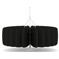 Sch! Acoustic Ceiling Baffles - Shade - Type A - 900mm Wide x 300mm High - Raven Black
