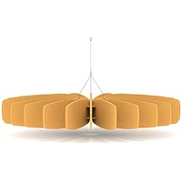 Sch! Acoustic Ceiling Baffles - Shade - Type A - 1200mm Wide x 150mm High - Buttercup Yellow