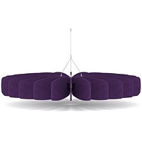 Sch! Acoustic Ceiling Baffles - Shade - Type A - 1200mm Wide x 150mm High - Plum Purple