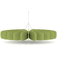 Sch! Acoustic Ceiling Baffles - Shade - Type A - 1200mm Wide x 150mm High - Lime Green