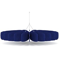 Sch! Acoustic Ceiling Baffles - Shade - Type A - 1200mm Wide x 150mm High - Cobalt Blue