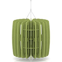 Sch! Acoustic Ceiling Baffles - Shade - Type B - 600mm Wide x 600mm High - Lime Green