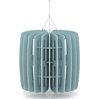 Sch! Acoustic Ceiling Baffles - Shade - Type B - 600mm Wide x 600mm High - Sky Light Blue