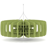 Sch! Acoustic Ceiling Baffles - Shade - Type C - 900mm Wide x 300mm High - Lime Green