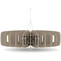 Sch! Acoustic Ceiling Baffles - Shade - Type C - 1200mm Wide x 300mm High - Oatmeal Beige