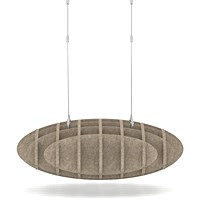 Sch! Acoustic Ceiling Baffles - Hatch - Type D - 700 x 700mm Wide x 250mm High - Oatmeal Beige