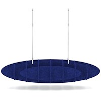 Sch! Acoustic Ceiling Baffles - Hatch - Type D - 1000 x 600mm Wide x 250mm High - Cobalt Blue