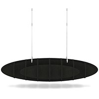 Sch! Acoustic Ceiling Baffles - Hatch - Type D - 1000 x 600mm Wide x 250mm High - Raven Black