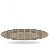 Sch! Acoustic Ceiling Baffles - Hatch - Type D - 1000 x 600mm Wide x 250mm High - Oatmeal Beige