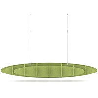 Sch! Acoustic Ceiling Baffles - Hatch - Type D - 1600 x 650mm Wide x 250mm High - Lime Green