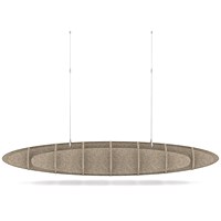 Sch! Acoustic Ceiling Baffles - Hatch - Type D - 1600 x 650mm Wide x 250mm High - Oatmeal Beige