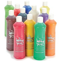 SCOLA Creative Art Products Ltd Ready Mixed Paint 600ml Assorted (Pack of 12)