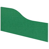 Impulse Plus Wave Desk Screen, 600x450mm, Palm Green