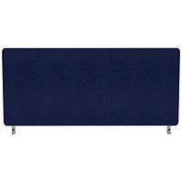 Impulse Plus Desk Screen, 800x450mm, Royal Blue