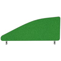 Impulse Plus Angle Desk Screen, 800x450mm, Palm Green