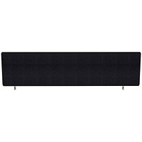 Impulse Plus Desk Screen, 1000x450mm, Black