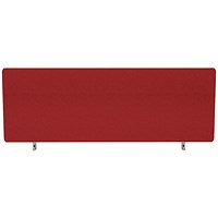 Impulse Plus Desk Screen, 1000x450mm, Burgundy