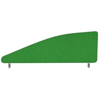 Impulse Plus Angle Desk Screen, 1000x450mm, Palm Green