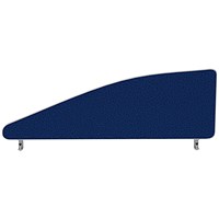 Impulse Plus Angle Desk Screen, 1000x450mm, Powder Blue