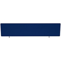 Impulse Plus Desk Screen, 1200x450mm, Powder Blue