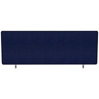 Impulse Plus Desk Screen, 1200x450mm, Royal Blue