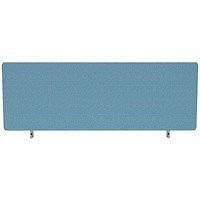 Impulse Plus Desk Screen, 1200x450mm, Sky Blue