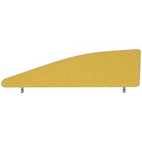 Impulse Plus Angle Desk Screen, 1200x450mm, Beige