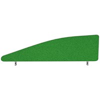 Impulse Plus Angle Desk Screen, 1200x450mm, Palm Green