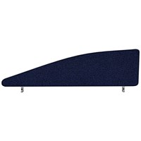 Impulse Plus Angle Desk Screen, 1200x450mm, Royal Blue