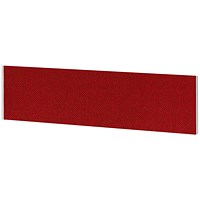 Impulse Plus Desk Screen, 1500x450mm, Burgundy