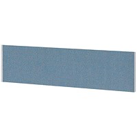 Impulse Plus Desk Screen, 1500x450mm, Sky Blue