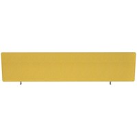 Impulse Plus Desk Screen, 1600x450mm, Beige