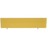 Impulse Plus Desk Screen, 1600x450mm, Beige