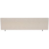 Impulse Plus Desk Screen, 1600x450mm, Light Grey