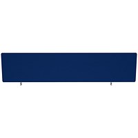 Impulse Plus Desk Screen, 1600x450mm, Powder Blue