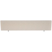 Impulse Plus Desk Screen, 1800x450mm, Light Grey