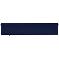 Impulse Plus Desk Screen, 1800x450mm, Royal Blue Impulse Plus Desk Screen, 1800x450mm, Royal Blue