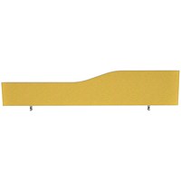 Impulse Plus Wave Desk Screen, 1800x450mm, Beige