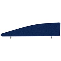 Impulse Plus Angle Desk Screen, 1800x450mm, Royal Blue