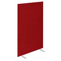 Impulse Plus Floor Screen, 600x1800mm, Burgundy