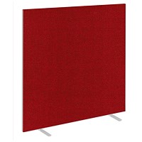 Impulse Plus Floor Screen, 1500x1800mm, Burgundy