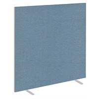 Impulse Plus Floor Screen, 1500x1800mm, Sky Blue