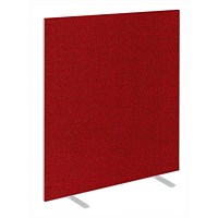 Impulse Plus Floor Screen, 1200x1650mm, Burgundy