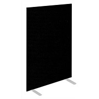 Impulse Plus Floor Screen, 600x1500mm, Black