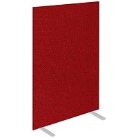 Impulse Plus Floor Screen, 600x1500mm, Burgundy